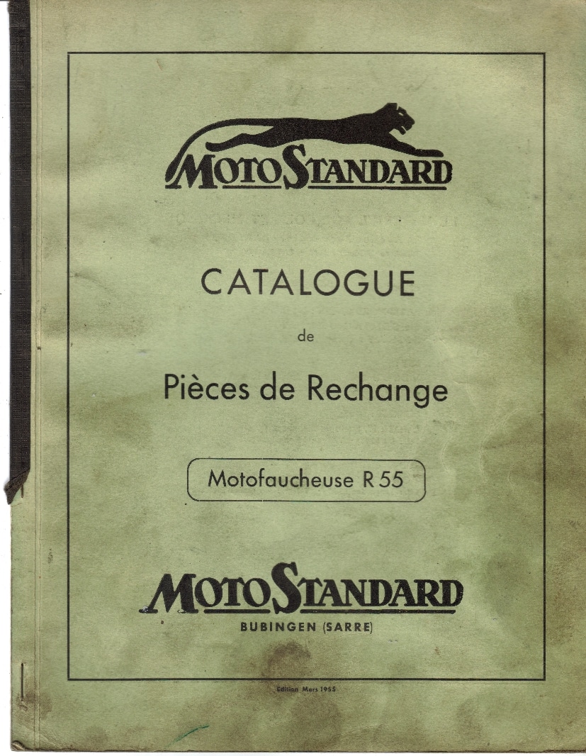 Enginenu Kosilicu Motostandard R55 Parts Manual PDF Download