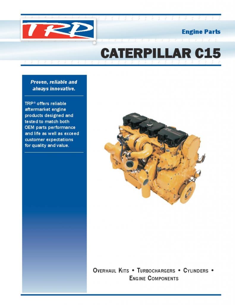 Cat C15 Engine Parts Manual PDF Download | Service Repair Online Manual
