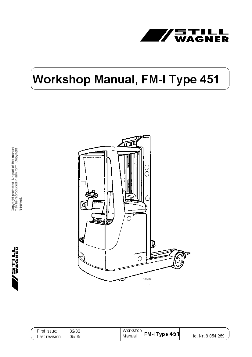 Still FM-I Fork Workshop Repair Service Manual PDF Download