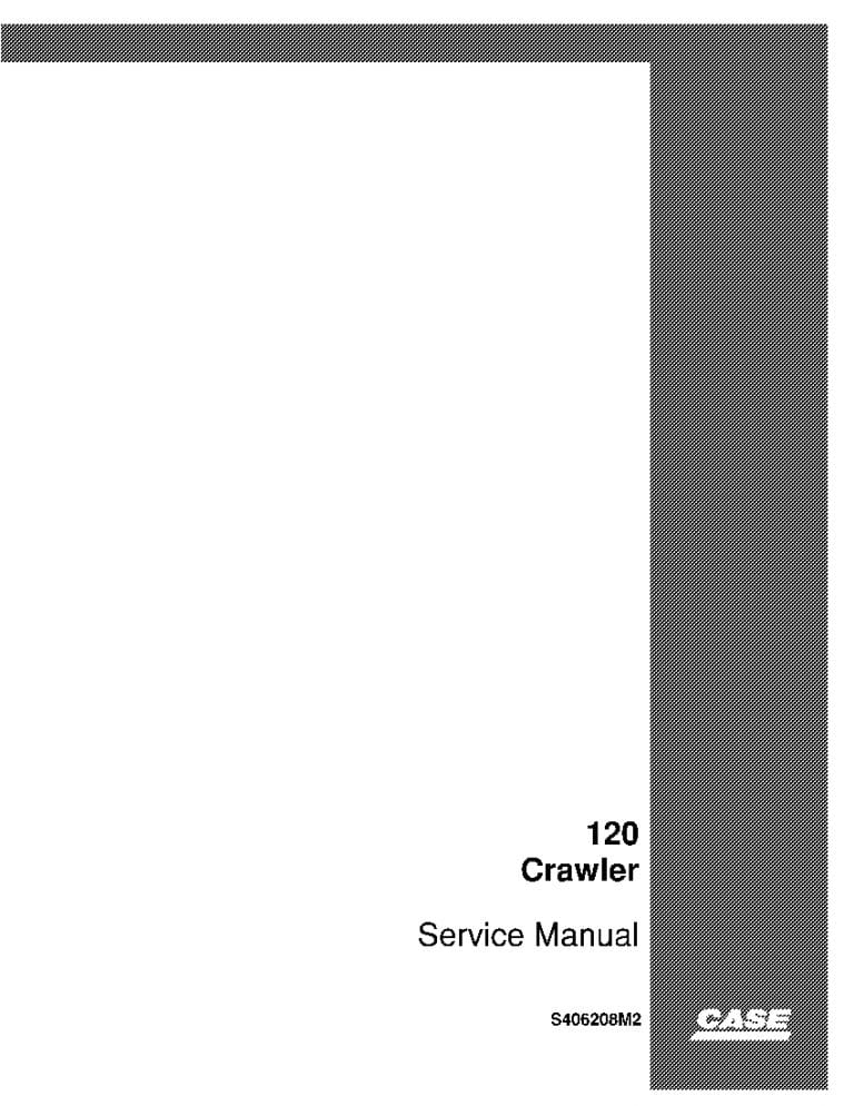 Case 120C Crawler Excavator Workshop Repair Service Manual PDF Download