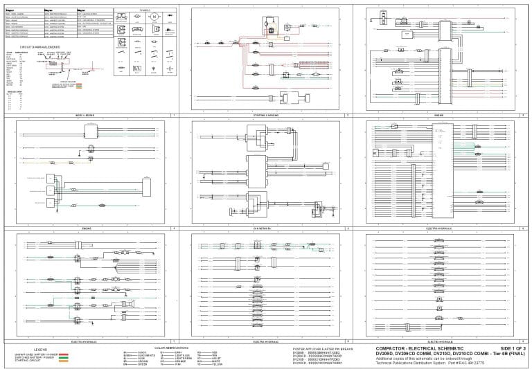 Case DV209D, DV209CD COMBI, DV210D, DV210CD COMBI Tier 4B FINALELECTRICAL SCHEMATIC PDF Download