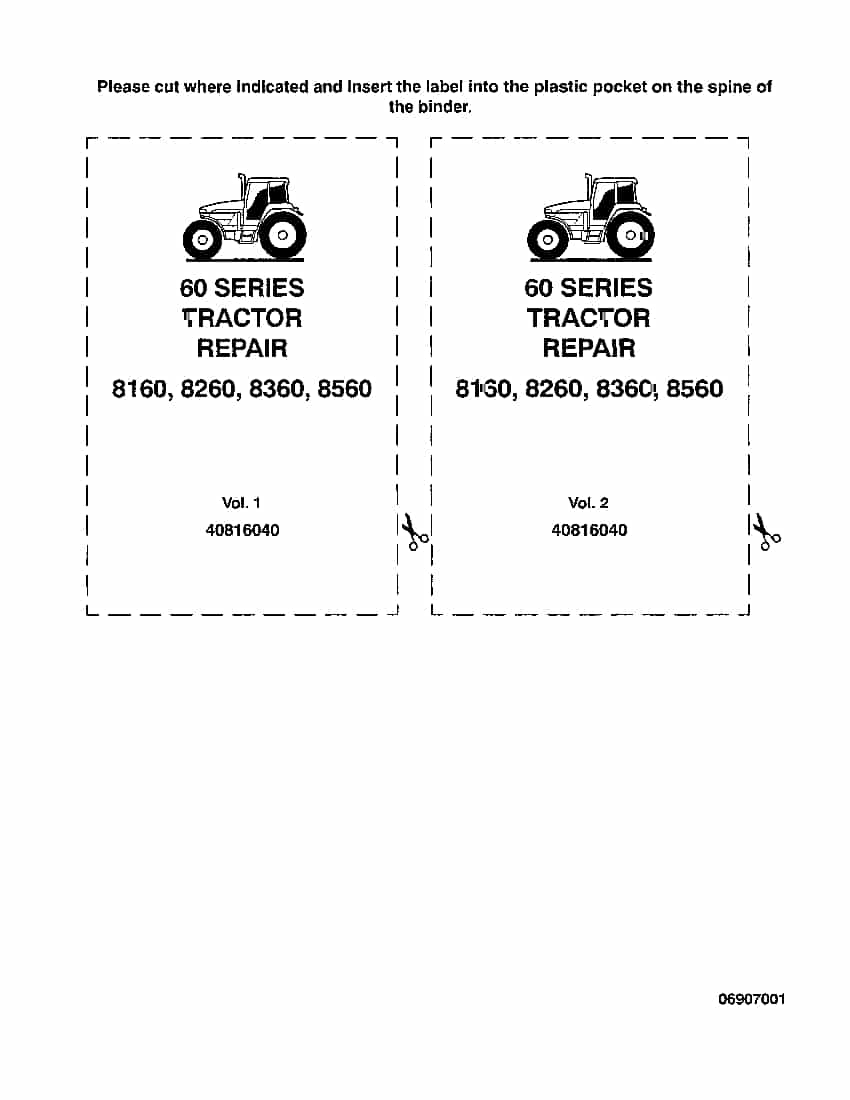 New Holland 8160 8260 8360 8560 Tractors Workshop Repair Service Manual PDF Download