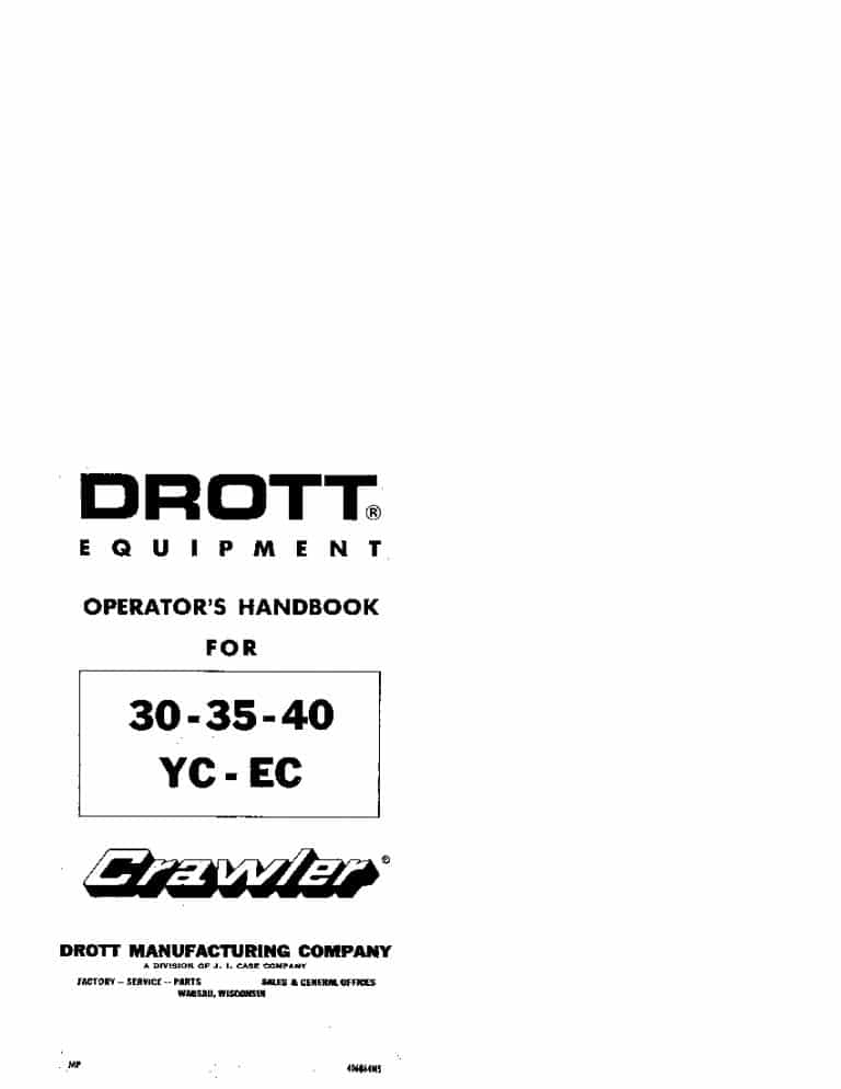 Case 30, 35A, 40A operator manuals PDF Download
