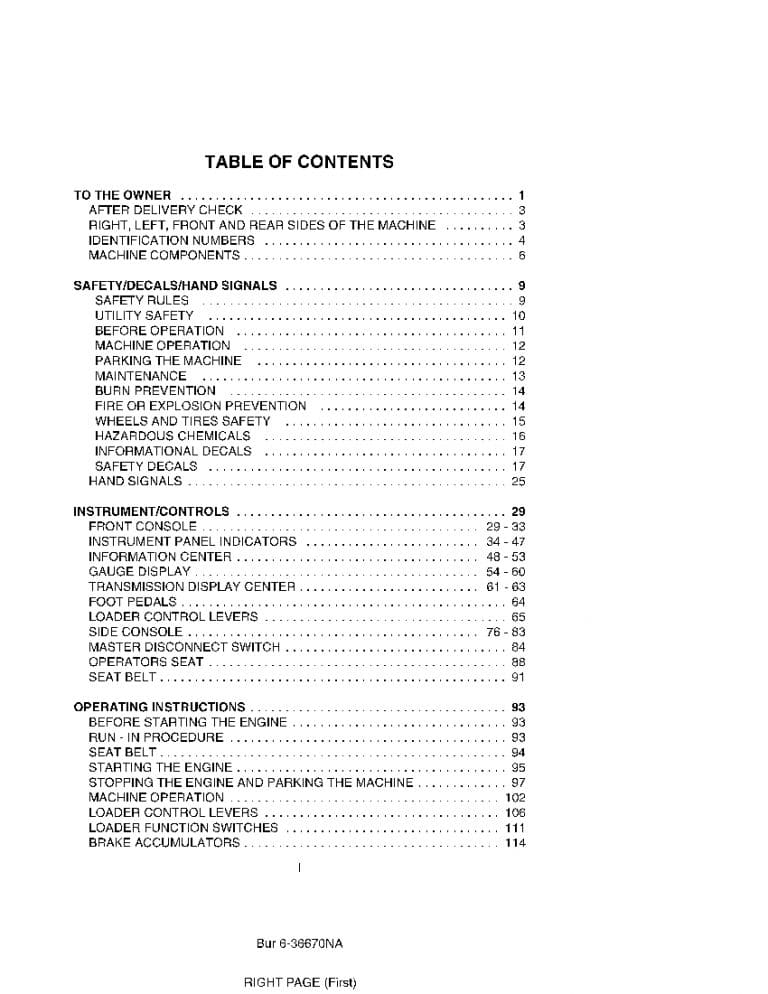 Case 821C Wheel Loader PIN JEE0155001 operator manuals PDF Download