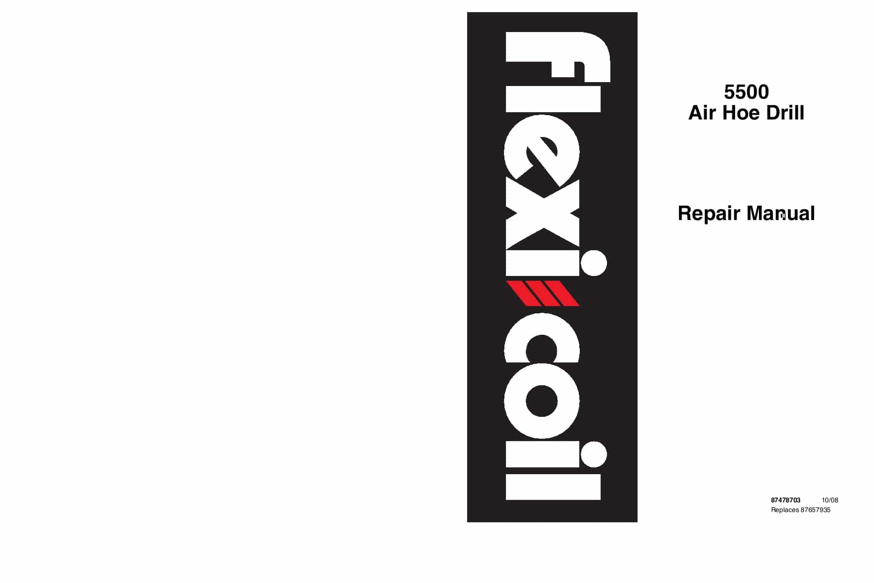 Case Flexicoil 5500 Air Hoe Drill Repair Service Manual PDF Download