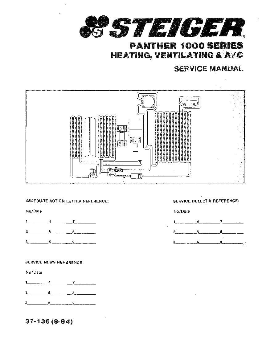 Case Steiger Panther 1000 Series Heating,Ventilating & AC Repair Service Manual PDF Download