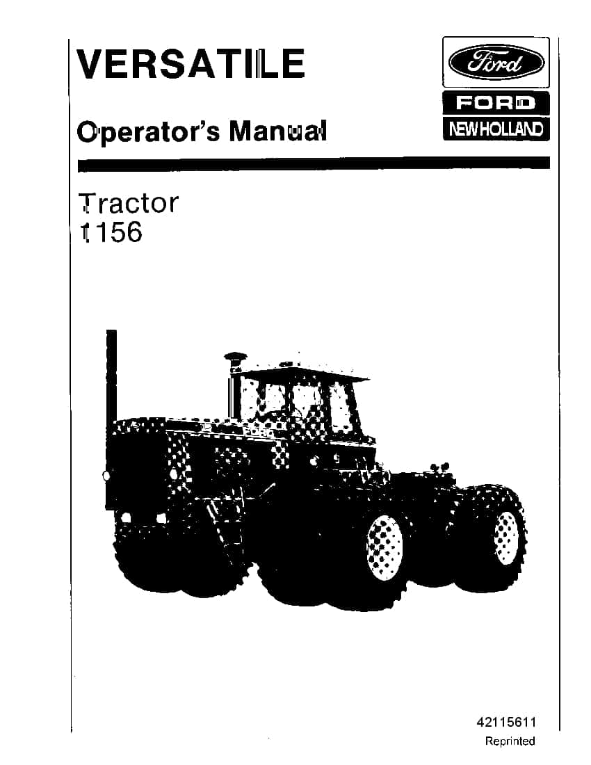 new holland tractor manuals