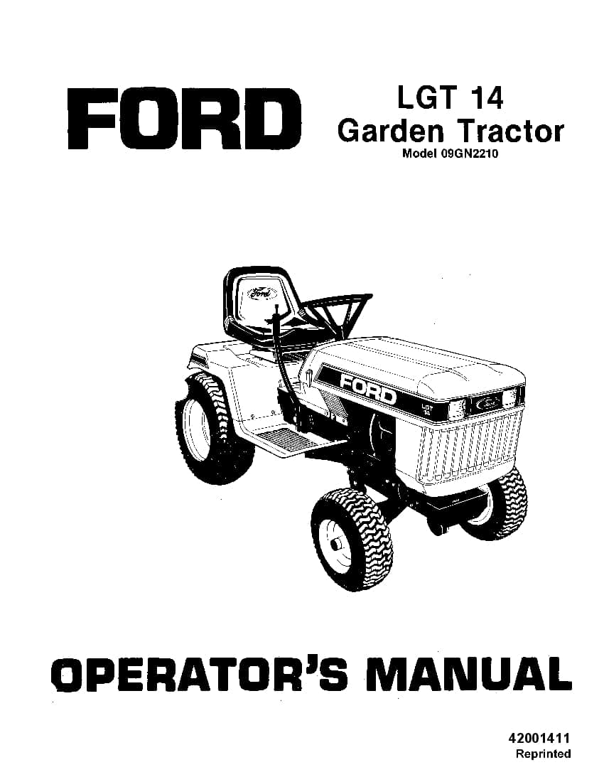 New holland Lgt 14H 09GN2210 operator manuals PDF Download
