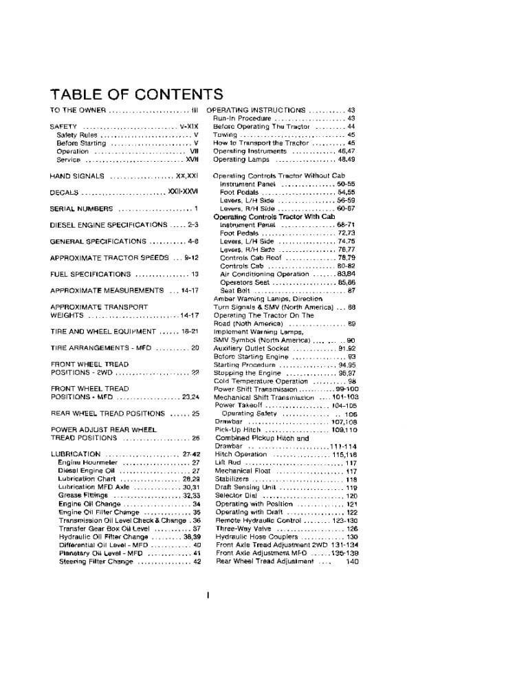 Case 1394 Tractor Operators Manual PDF Download