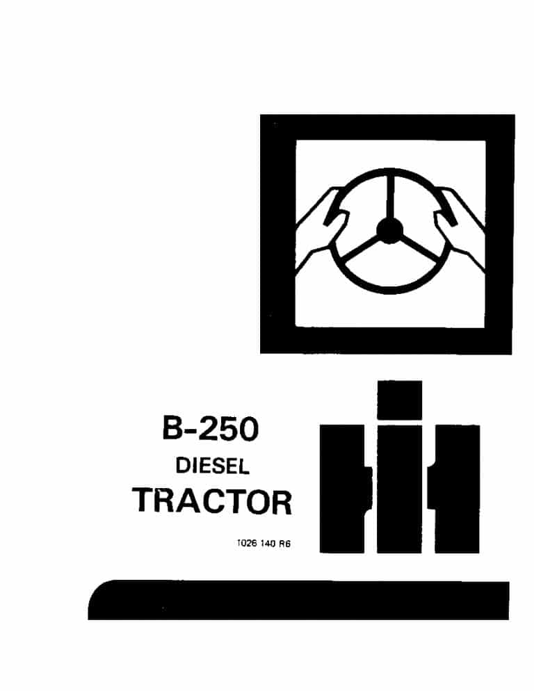 Case B-250 Diesel Operators Manual PDF Download