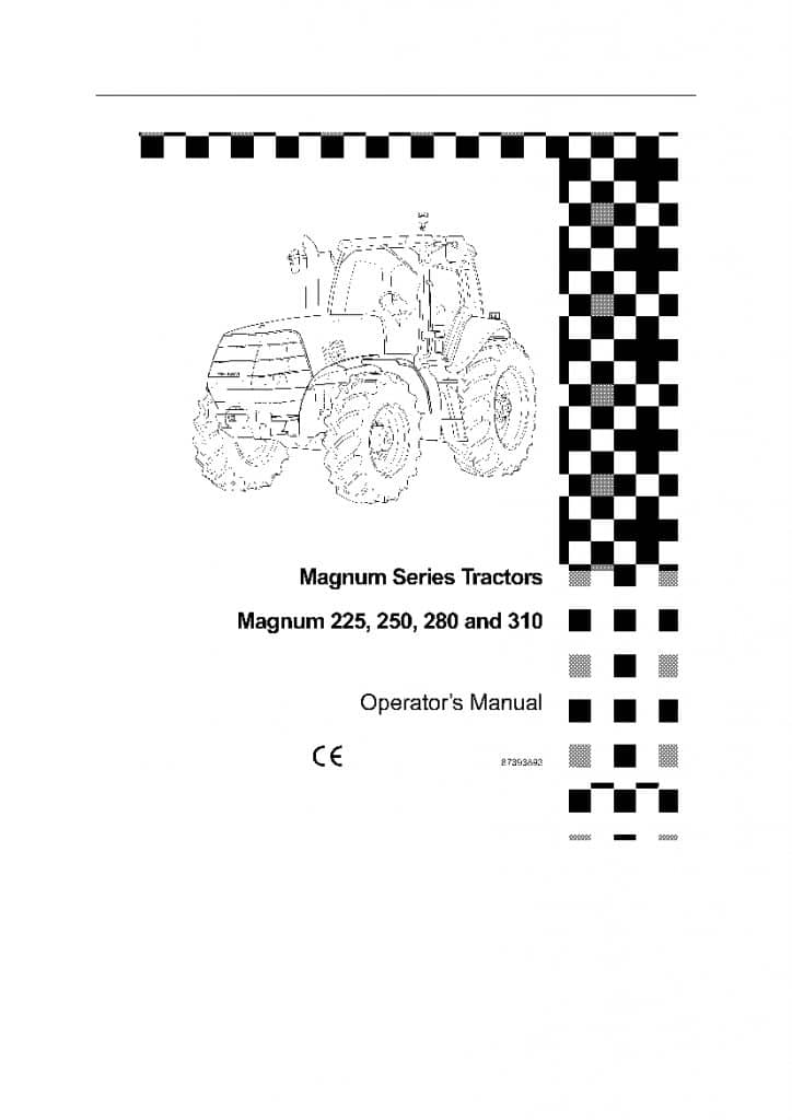 Case Magnum 225 250 280 310 Operators Manual PDF Download