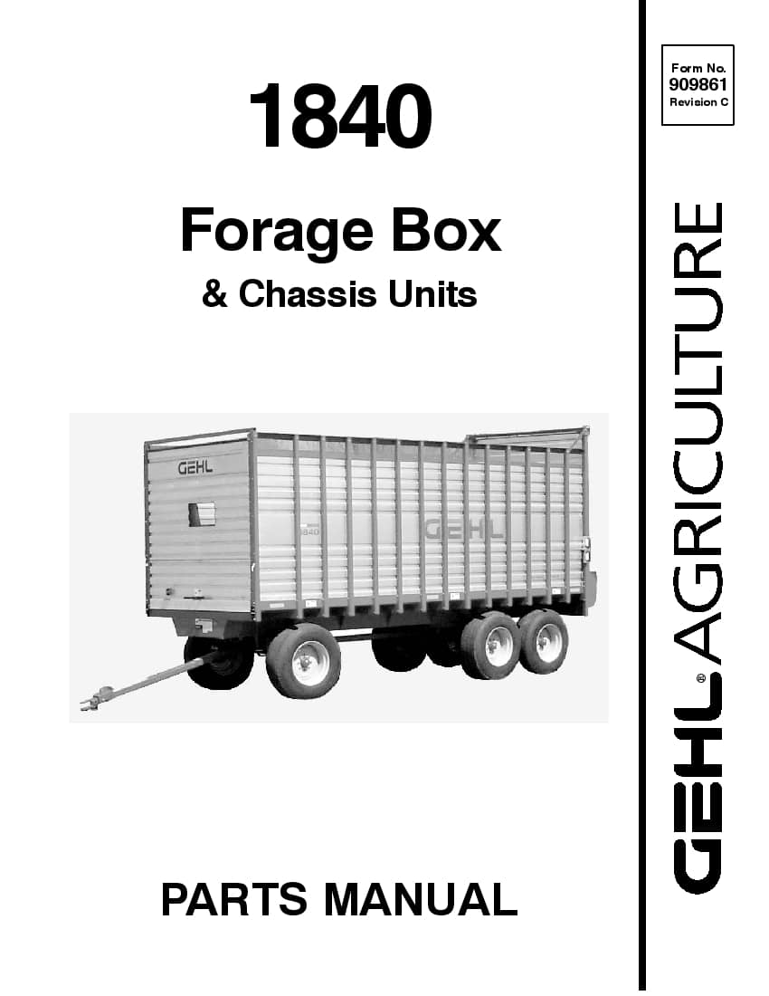 1840ForageBoxPartsManual PDF Download