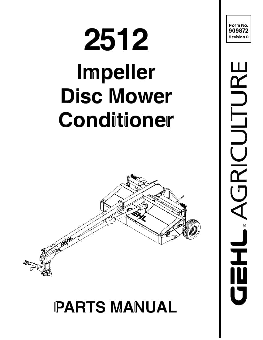 2512 Disc Mowr Conditioner PDF Download