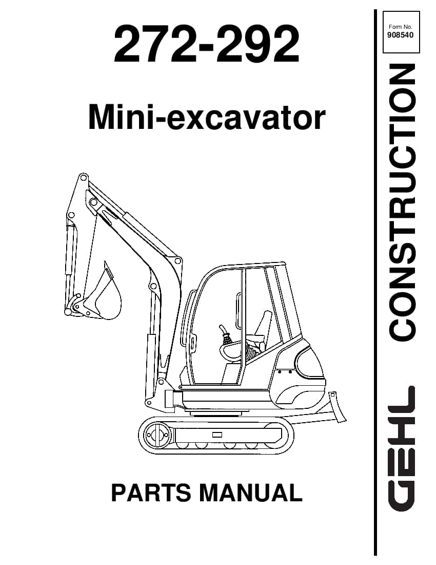 272-292 Excavator PDF Download