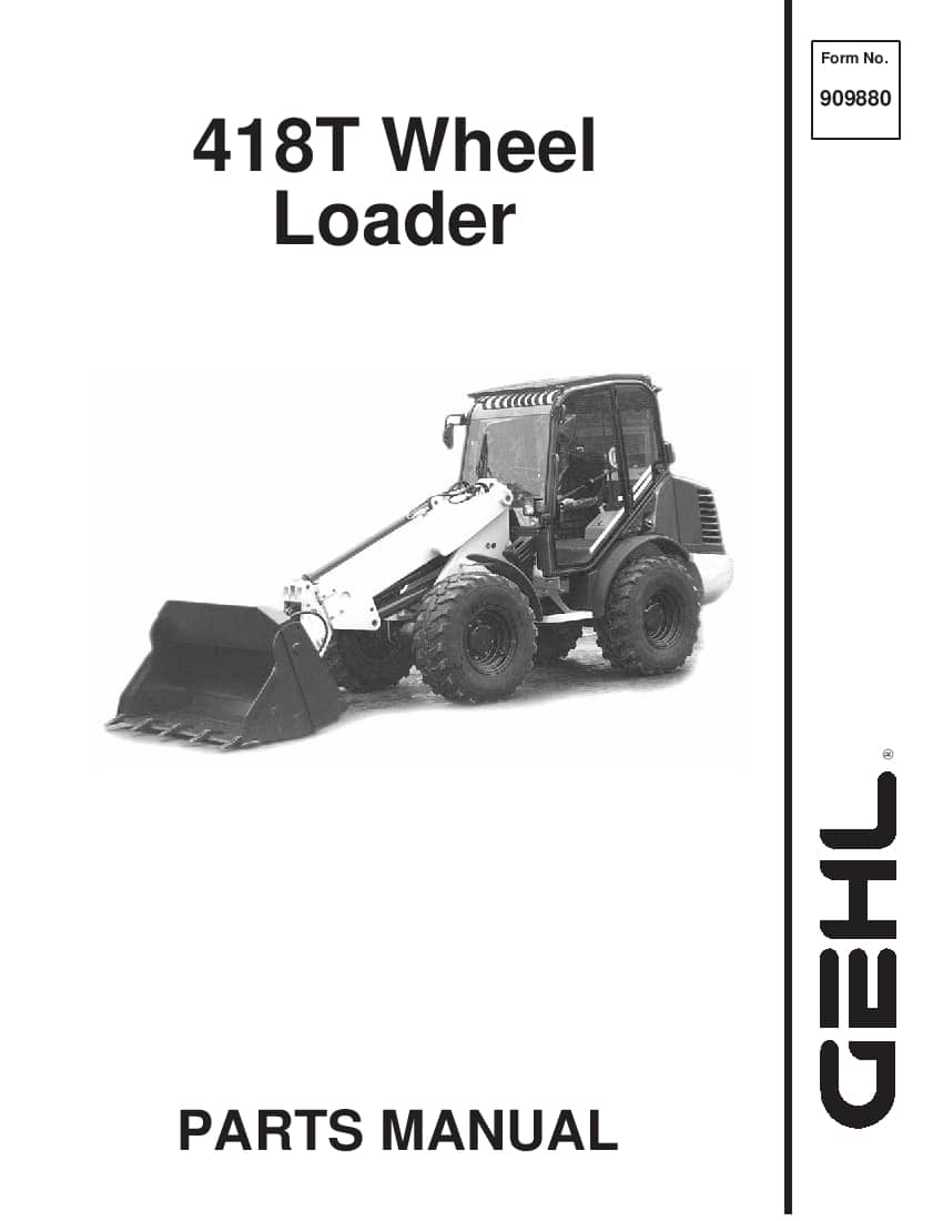 418TAll Wheel Steer Loader parts Manual PDF Download
