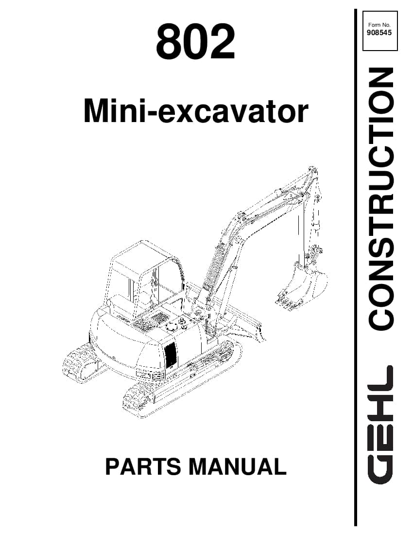 802 Excavator before sn AB00473 PDF Download