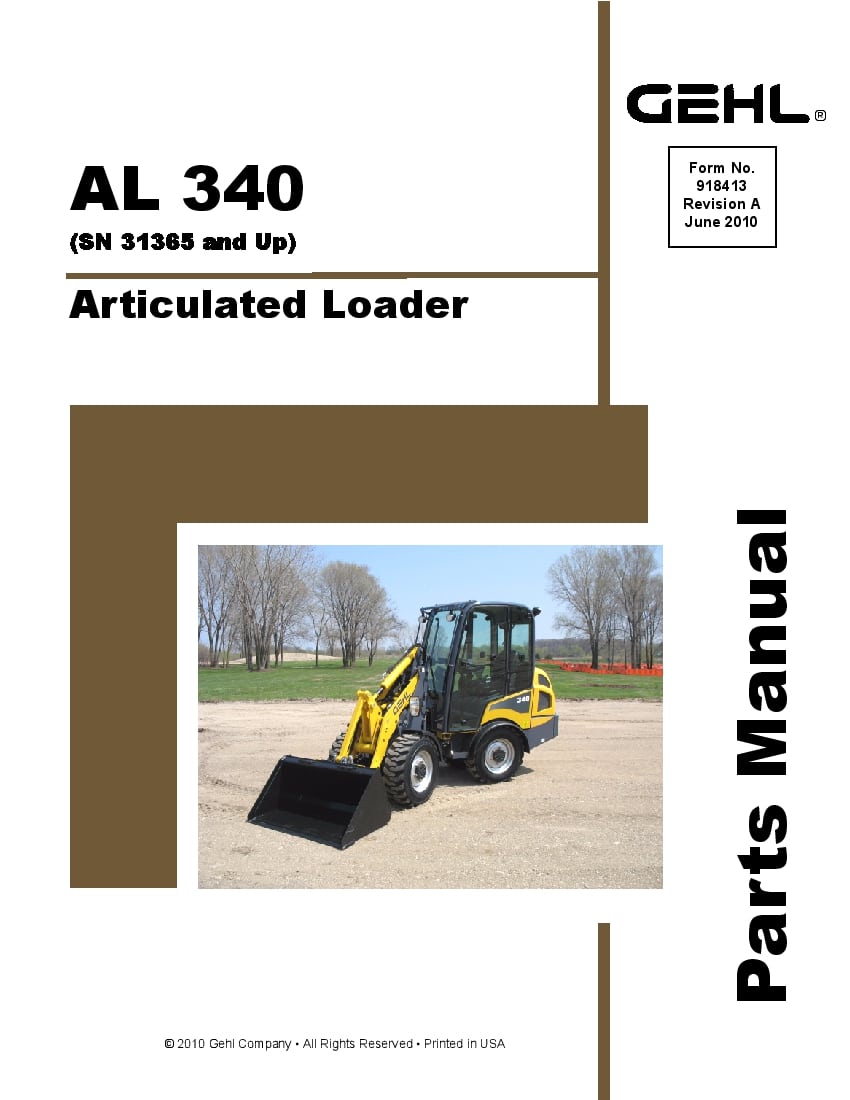 AL 340 Articulated Loader PDF Download