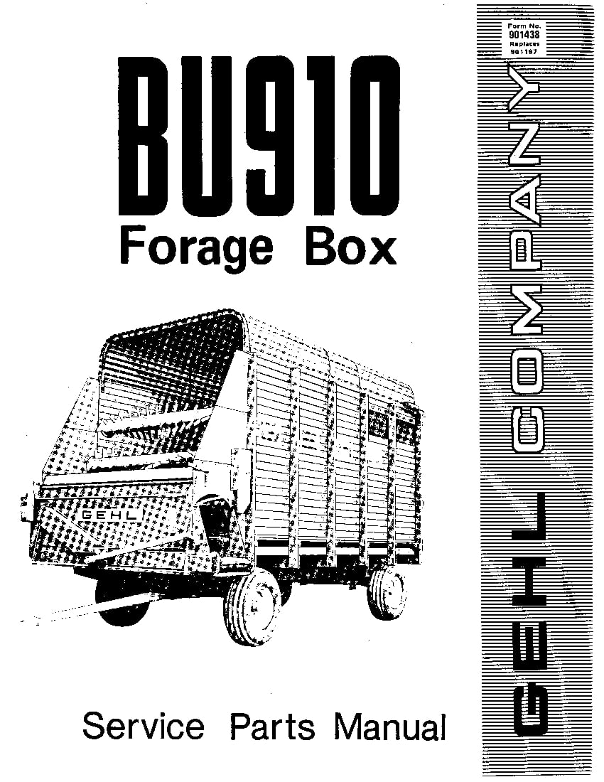 BU910 Forage Box PDF Download