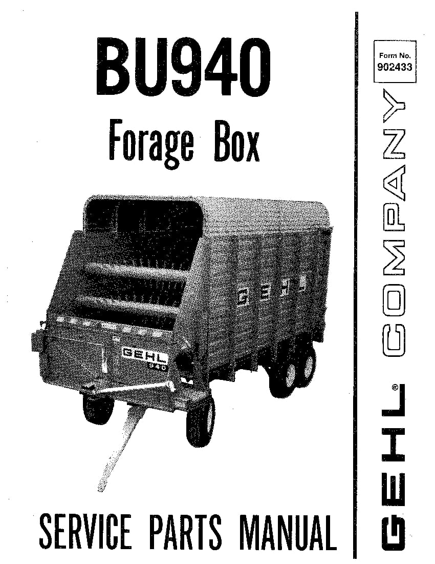 BU940 Forage Box PDF Download