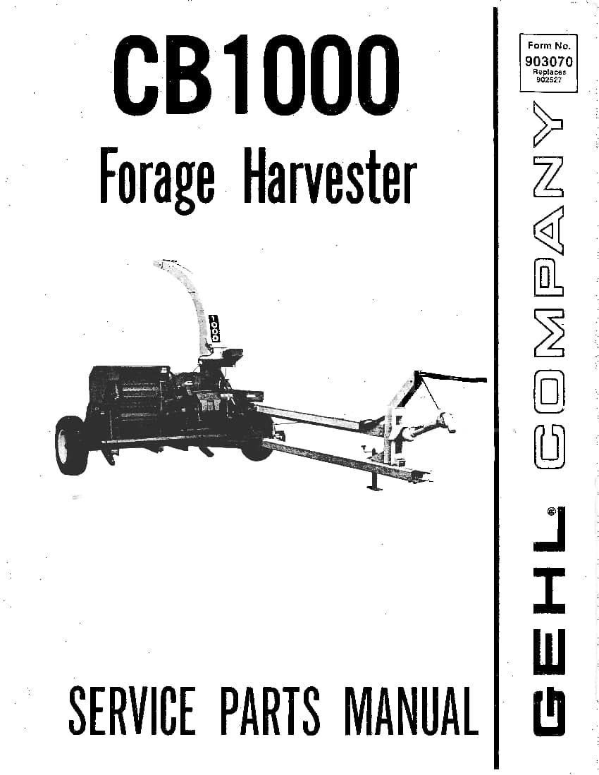 CB1000 forage harvester PDF Download