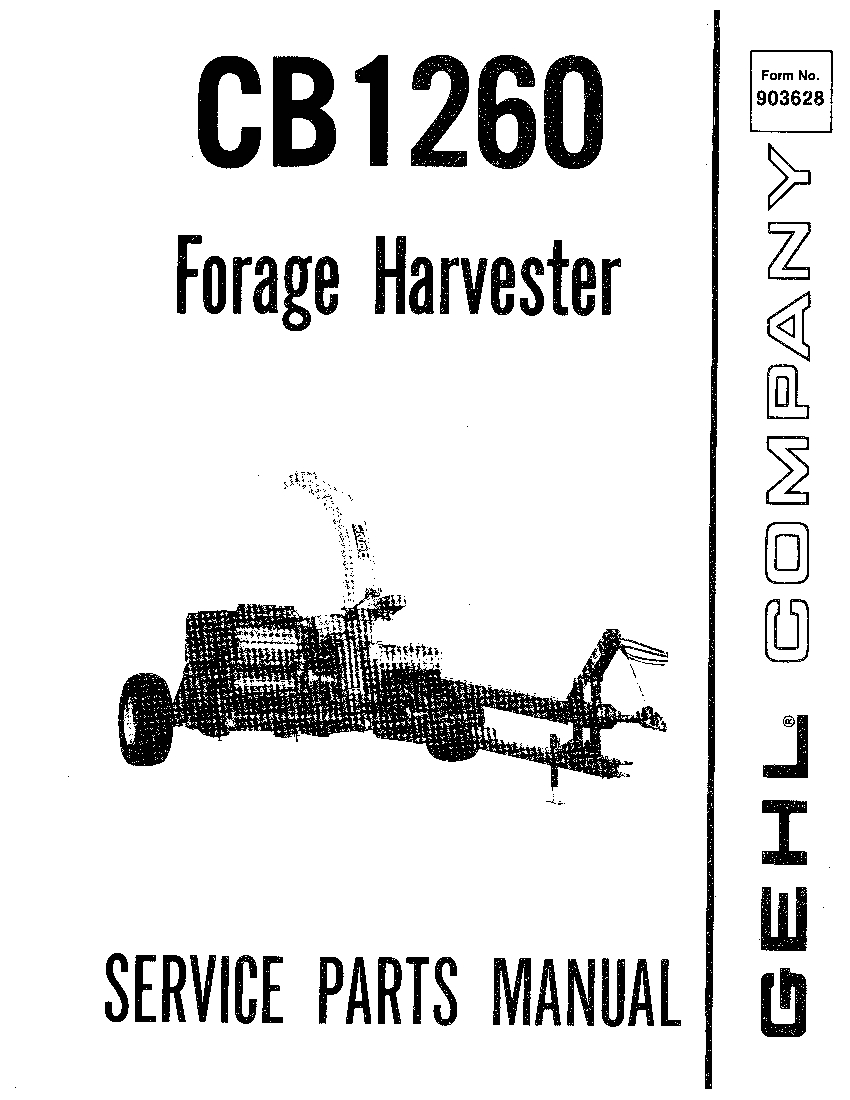 CB1260 forage harvester PDF Download