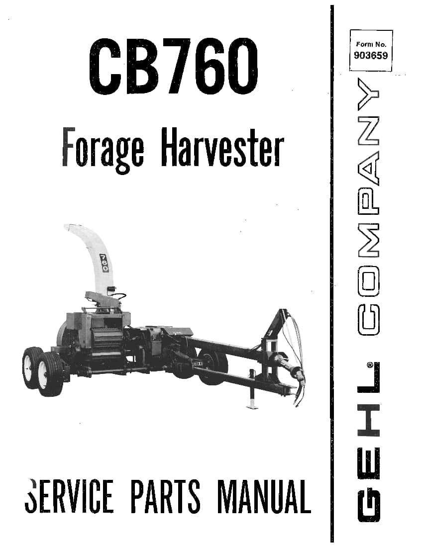 CB760 forage harvester PDF Download
