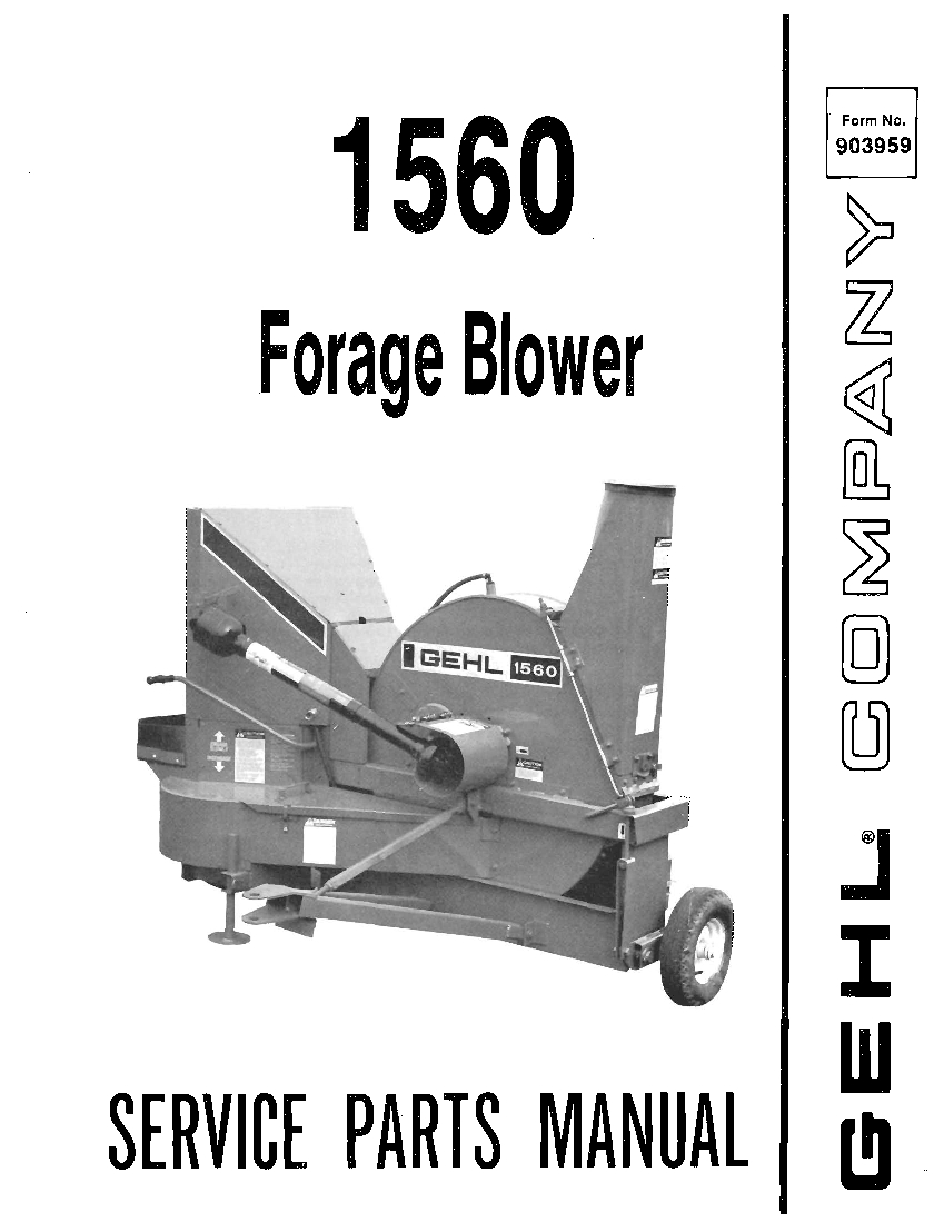 FB1560 Forage Blower PDF Download