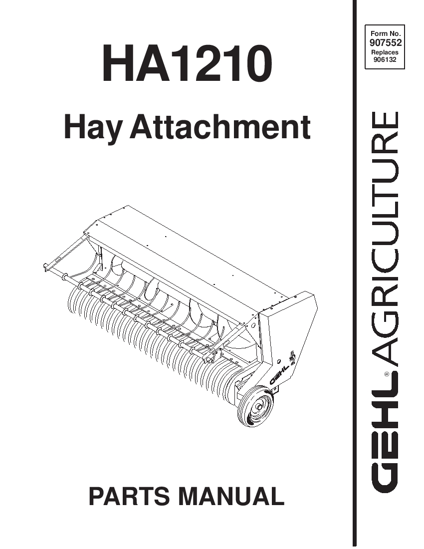 HA1210 hay attachmen PDF Download