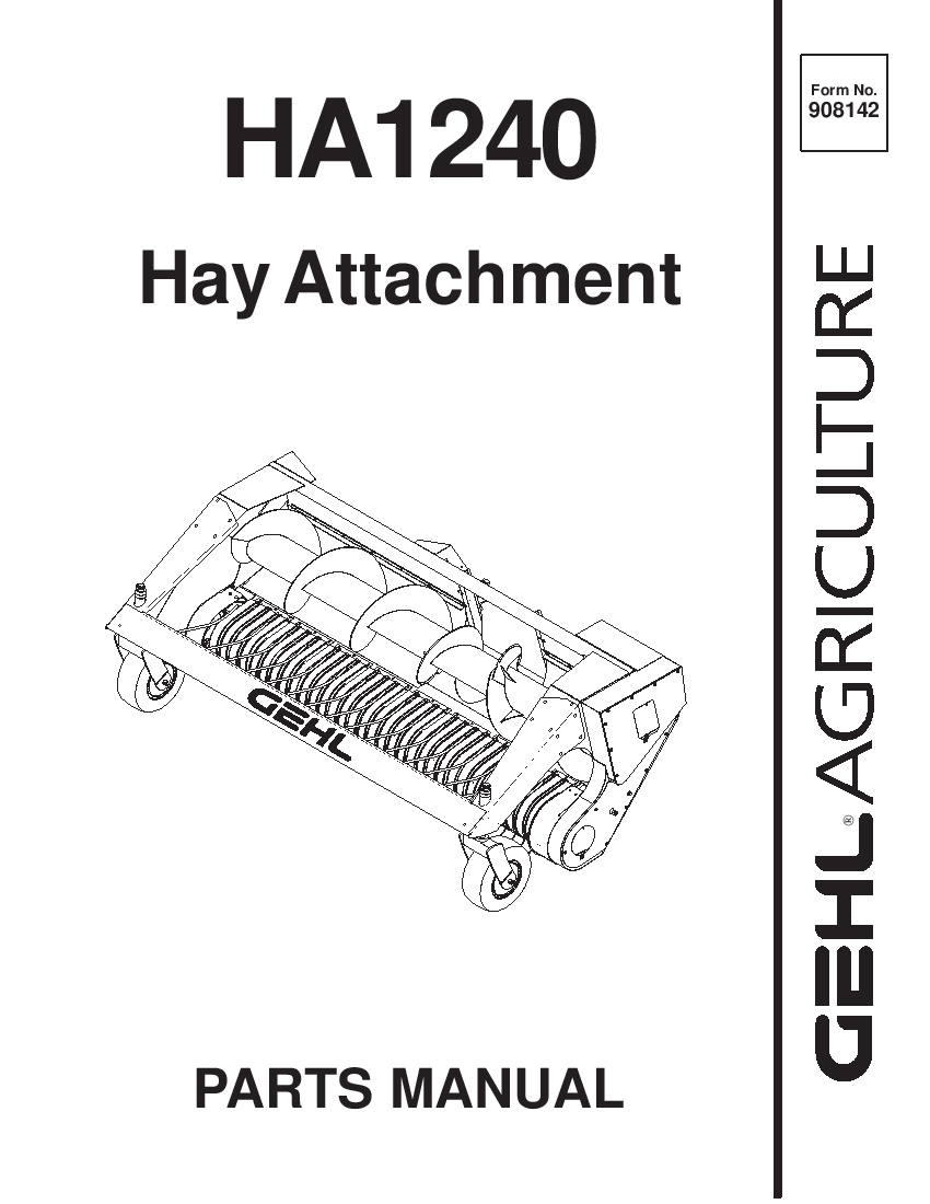HA1240 hay attachment PDF Download