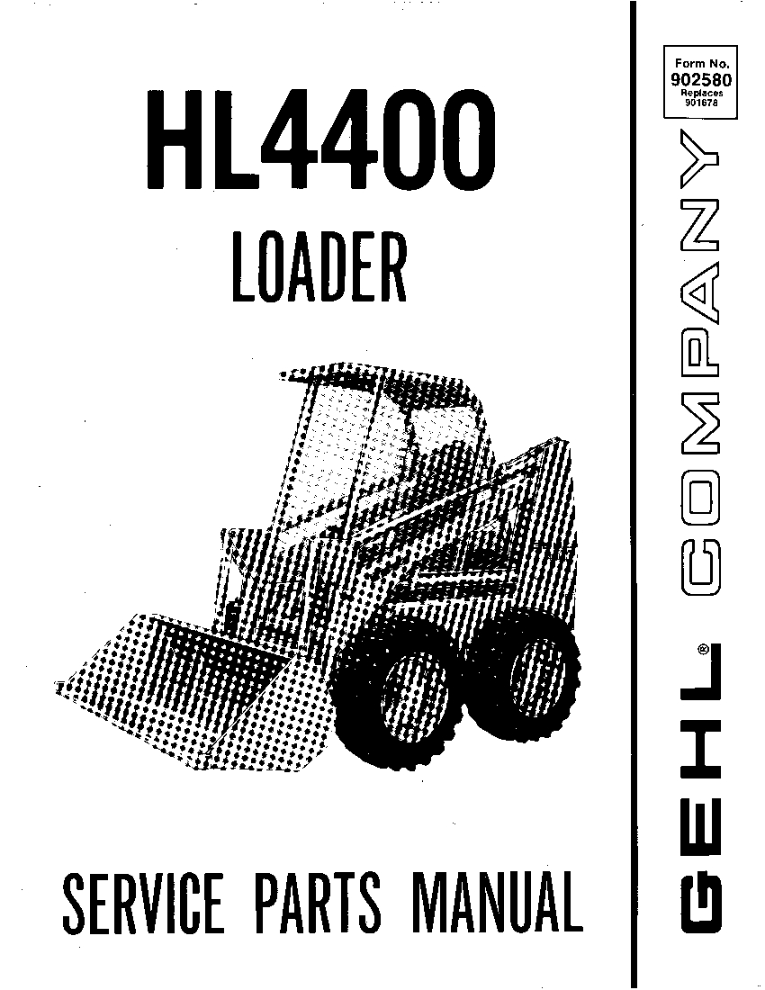HL4400 Skid Steer Parts Manual PDF Download
