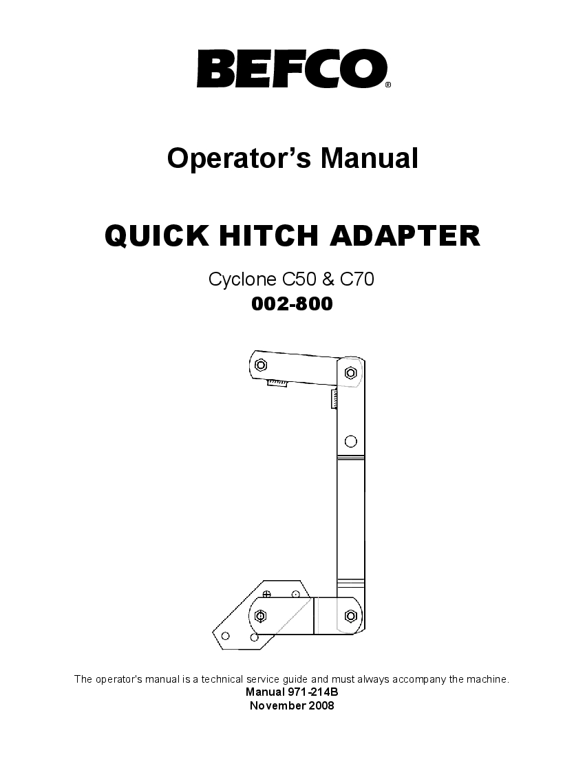 QHA C50 C70 mower US 11-2008 PDF Download