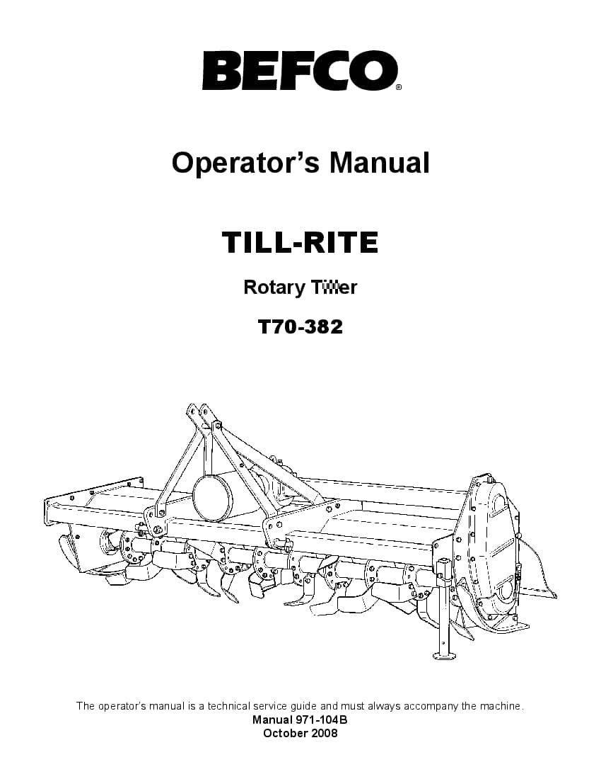 TillerT70 Series PDF Download