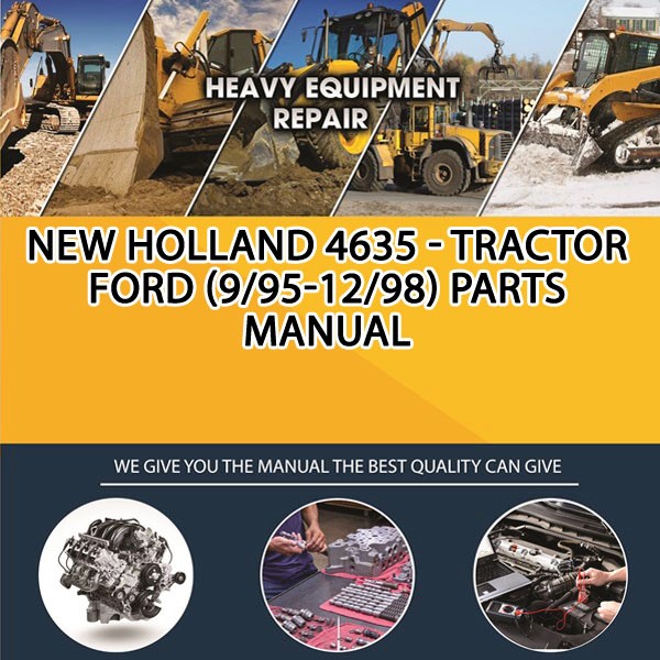 New Holland 4635 - Tractor Ford (9/95-12/98) Parts Manual PDF Download