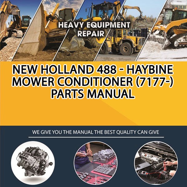 New Holland 488 - Haybine Mower Conditioner (7177-) Parts Manual PDF Download