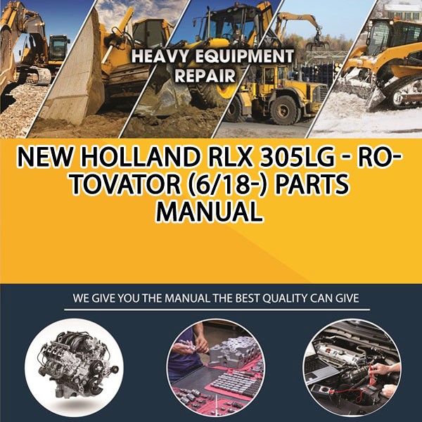 New Holland Rlx 305Lg - Rotovator (6/18-) Parts Manual PDF Download