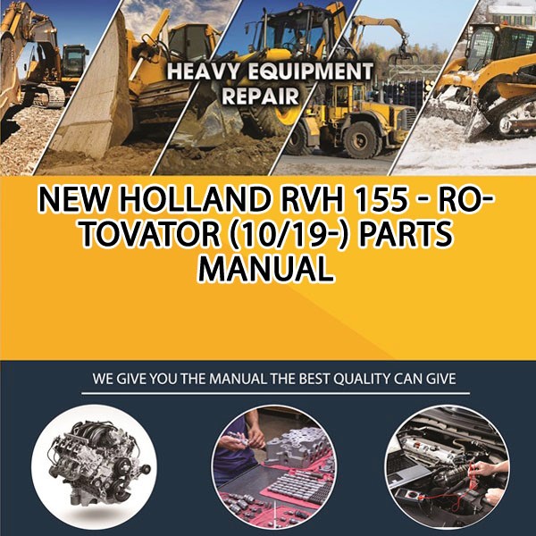 New Holland Rvh 155 - Rotovator (10/19-) Parts Manual PDF Download