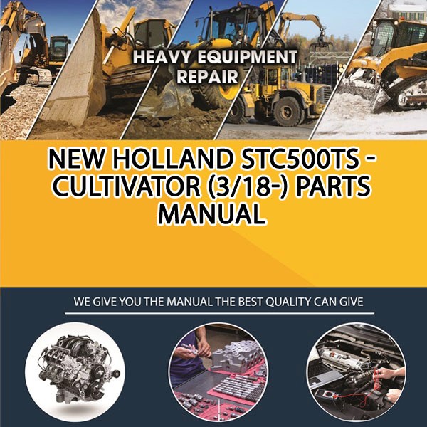New Holland Stc500Ts - Cultivator (3/18-) Parts Manual PDF Download