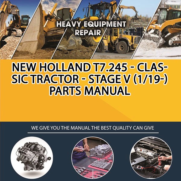 New Holland T7.245 - Classic Tractor - Stage V (1/19-) Parts Manual PDF Download
