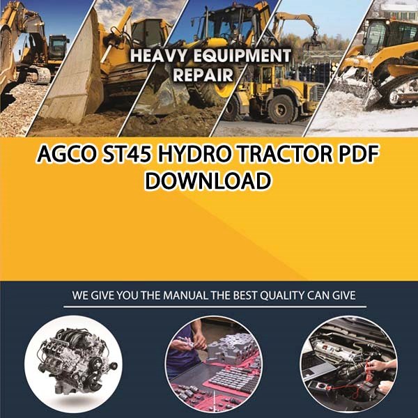 Agco St45 Hydro Tractor Pdf Download