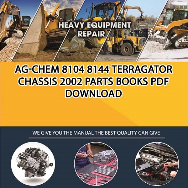 Ag Chem 8104 8144 Terragator Chassis 2002 Parts Books Pdf Download