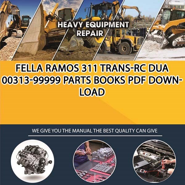 Fella Ramos 311 Trans Rc Dua 00313 99999 Parts Books Pdf Download