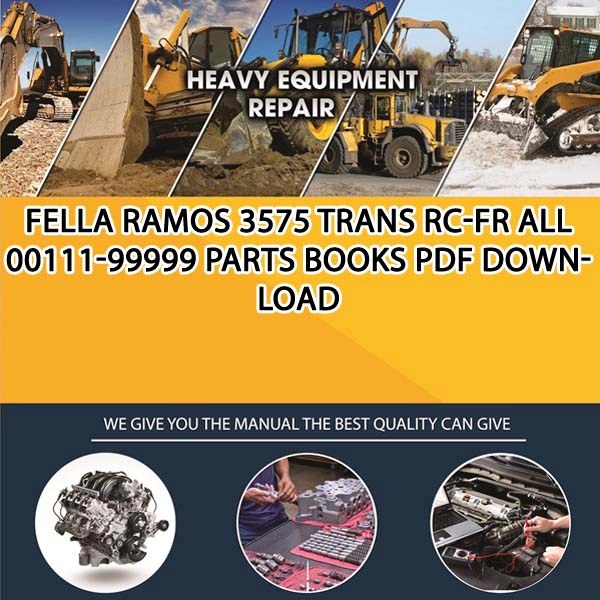Fella Ramos 3575 Trans Rc Fr All 00111 99999 Parts Books Pdf Download