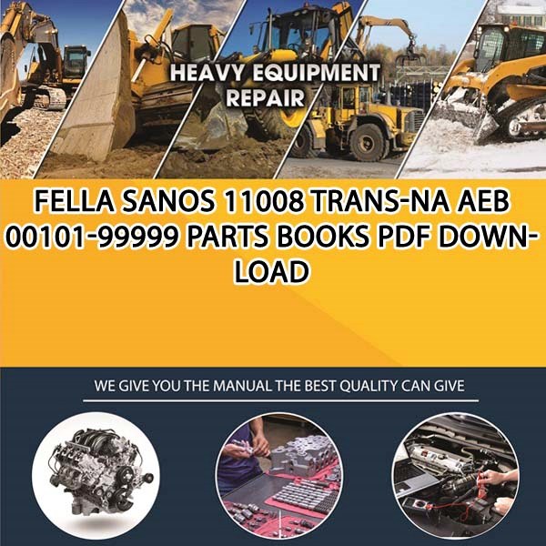 Fella Sanos 11008 Trans Na Aeb 00101 99999 Parts Books Pdf Download
