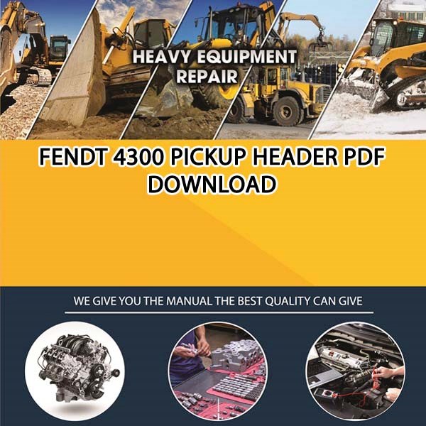 Fendt 4300 Pickup Header Pdf Download