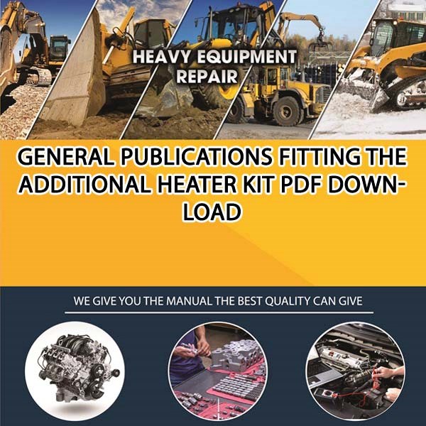 General Publications Fitting The Additional Heater Kit Pdf Download