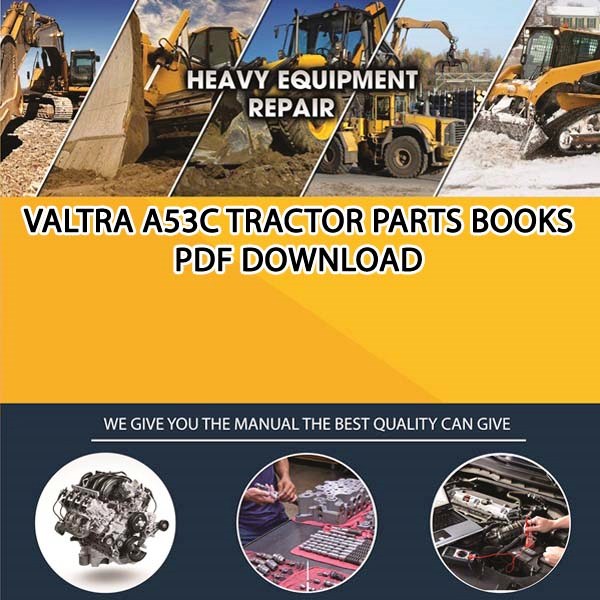 Valtra A53C Tractor Parts Books Pdf Download