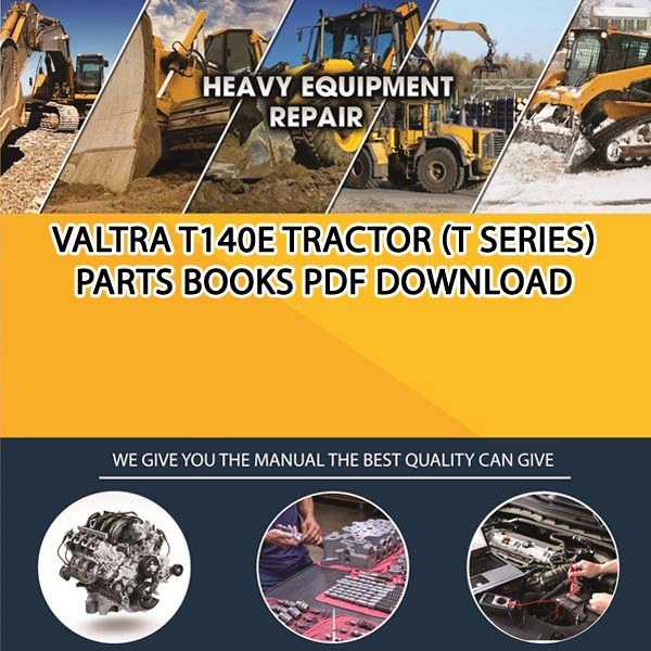 Valtra T140E Tractor T Series Parts Books Pdf Download