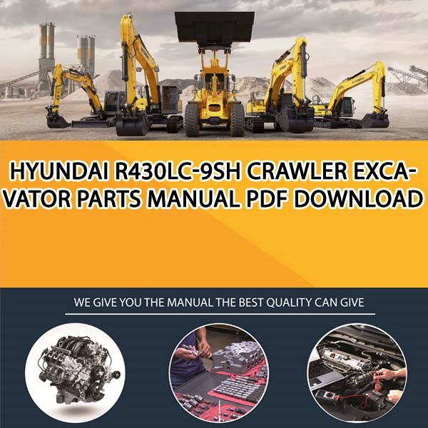 Hyundai R430Lc-9Sh Crawler Excavator Parts Manual PDF Download