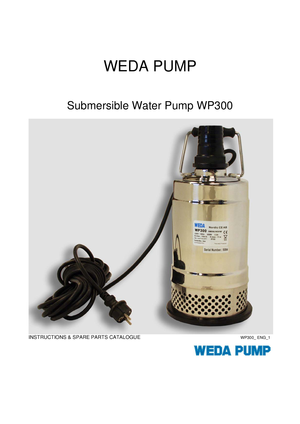 Dynapac WP300 instruction spare parts EC certificate PTD_DOCWEDAWP300 manual PDF Download