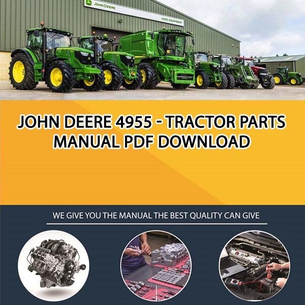 John Deere 4955 - Tractor Parts Manual Pdf Download